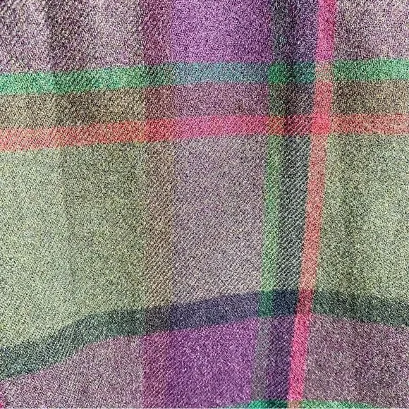 Ralph Lauren Fall ‘20 Collection Cashmere Blend Olive Multi Plaid Preston Jacket - Picture 7 of 16